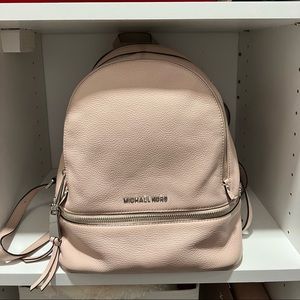 Michael Kors Rhea Medium Leather Backpack